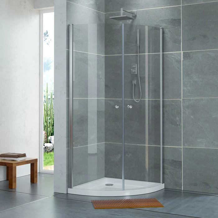 700 X 700 Quadrant Shower Enclosure Made Of 6mm Toughened Glass
