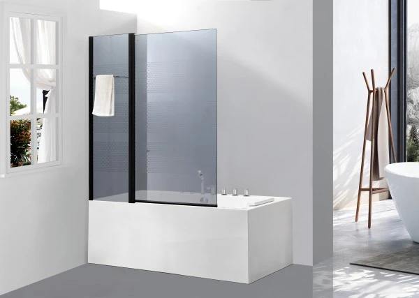 Matte Black Privacy Bath Screen