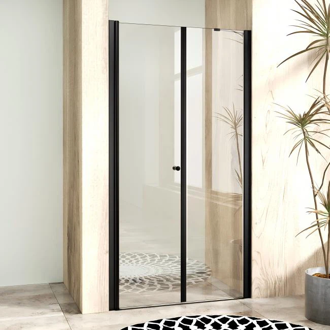 Pivort Shower Door With Tempered Glass
