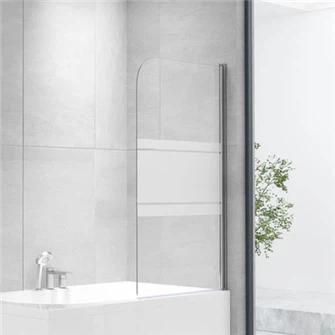 Design Semi-Frameless Single Bath Screen